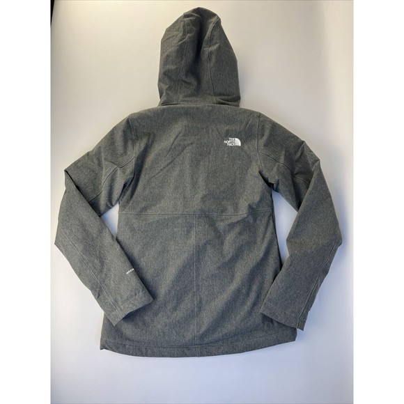 New Womens North Face Coat Jacket XS Fleece Lined Warm Water & Windbreaker Grey - Picture 3 of 12